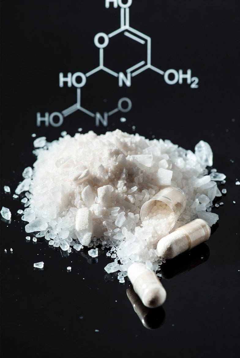 L-Tyrosine crystalline powder and capsules used in Executive Focus